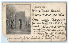 1905 Old Dominion Line Ruins Old Tower Jamestown New York NY Antique Postcard picture