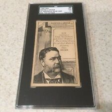 c.1885 H602 U.S. Presidents Trade Card - Chester A. Arthur SGC Fair 1.5 picture