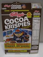 Vintage 1996 Kellogg’s Cocoa Krispies Empty Cereal Box Mission Impossible~UNUSED picture