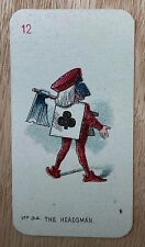 1930 Carreras Alice In Wonderland Cigarette Trading Card #34 The Headsman UK picture
