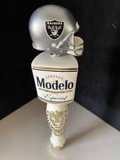 🔥 Modelo Especial Raiders Las Vegas Beer Tap Handle Football Helmet Sports Bar picture
