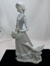 Lladro Girl With Goose Retired Matte Porcelain Figurine Rare #4815 1972 Vintage picture