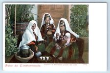 Salut de Constantinople  Femmes de Bethlehem prenant leur Cafe TURKEY Postcard picture