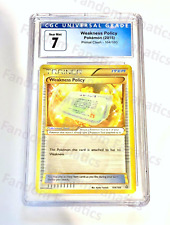 Pokémon - Weakness Policy - Primal Clash - 164/160 - CGC Graded 7 Near Mint picture
