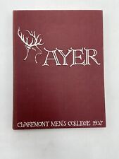 Tenth Anniversary Claremont Men’s Collage 1957 Yearbook HC picture