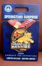 2024 Disney World RunDisney Springtime Surprise Lion King 10 Miler Medal Pin. picture