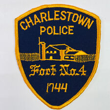 Charlestown Police New Hampshire Fort No 4 1744 NH Patch B2 picture