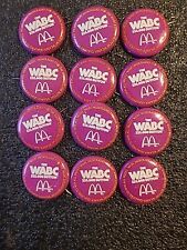 Vintage 1970s WABC McDonald's & Musicradio Buttons Lot Of 12 picture
