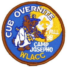 1988 Cub Overnite Camp Josepho Western Los Angeles County Council Patch CA BSA picture