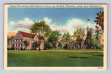 New Wilmington PA-Pennsylvania Westminster College Campus Vintage c1958 Postcard picture