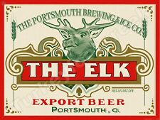 The Elk Export Beer Label 9