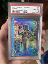 #27 Hypatia 3/5 SAPPHIRE Gemstone Refractor Cardsmiths Currency S2 - PSA 10 Gem picture