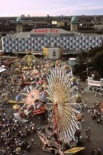 #Z60 Vintage 35mm Slide Photo- Toronto State Fair- Ferris Wheel - 1974 picture
