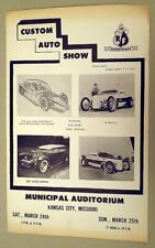ORIGINAL 1962 RAY FARHNER CAR SHOW POSTER picture