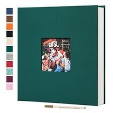 Spbapr Large Photo Album Self Adhesive 3x5 4x6 11''x10.6''40pages Dark Green picture