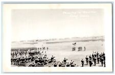 c1941 US Army Passing In Review Military Camp Cooke CA RPPC Photo Postcard picture