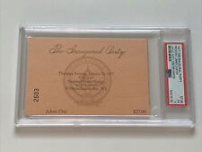 1977 President Jimmy Carter Inauguration Inaugural Party Ball Pass Ticket PSA 5 picture