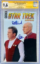 William Shatner Patrick Stewart Signed Photo Cover CGC SS Graded 9.6 Star Trek picture