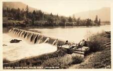 RPPC Savage Rapids Dam Rogue River Oregon OR  Real Photo VTG P100 picture