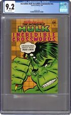 Incredible Hulk Incredible Crosswords #1 CGC 9.2 1978 4309031006 picture