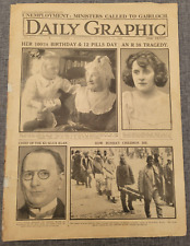 DAILY GRAPHIC CHIEF OF KKK WILLIAM SIMMONS 21ST SEPT 1921 NEWSPAPER picture