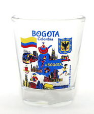 Bogota Colombia Landmarks and Icons Collage Shot Glass picture