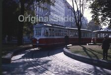 35mm Color Austria Slide Tram Strassenbahn Wien Schottenring 1969 (#129) picture
