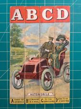 Victorian dissected slat puzzle  - Automobile picture