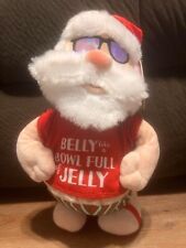 Gemmy Christmas Dancing Santa Belly Bowl Full of Jelly Animated Singing Beyonce  picture