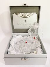 Waterford Snowflake Wishes Ruby Red Center Ornament 2020 NIB READ picture