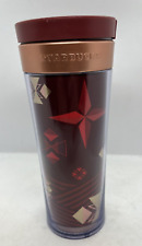 Starbucks 2013 Holiday Rose Gold Red Cup Stars Travel Mug Hot Tumbler Insulated picture