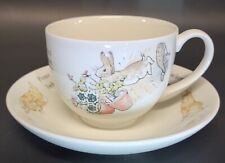 Wedgwood Peter Rabbit Cup and Set BUNNIES with ORIGINAL BOX Excellent 1993 picture