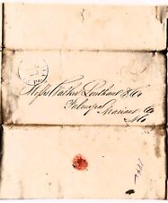 1842 Business Letter Sent From Philadelphia to Missouri picture
