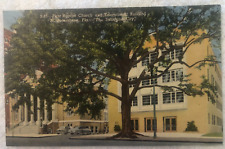 1956 First Baptist Church & Educational Building, Petersburg FL Post Card picture