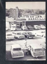 REAL PHOTO KERRVILLE TEXAS GROCERY STORE 1950s CARS POSTCARD COPY picture