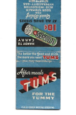 Tums For The Tummy Matchbook Cover picture
