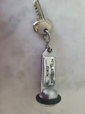 RARE ANTIQUE HOTEL STORCHEN ZURICH TAG AND KEY picture