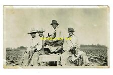 Vintage B&W Photograph of 1920's 30's Farm Workers in the Fields Grapes of Wrath picture