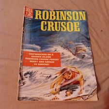 Robinson Crusoe #1 Dell comic book 1960s painted cover silver age movie classic picture