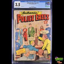 Authentic Police Cases #12 CGC 3.5 Matt Baker Cover picture