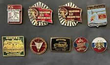 Rare Vintage Russian Pin Lot - 9 Pins Total picture