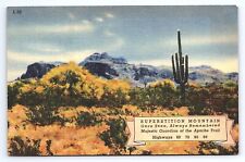 Postcard Superstition Mountain Apache Trail Highways 60 70 80 89 Phoenix Arizona picture