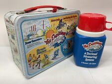 VINTAGE THE EXCITING WORLD OF METRICS LUNCHBOX & THERMOS - UNUSED picture