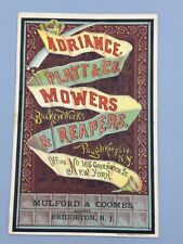 1887 ADRIANCE PLATT Co BUCKEYE WORKS Antique FARM Advertising Illustrate Catalog picture