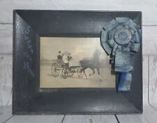 1917 Tuxedo Charity Horse Show Winning The Blue Antique Ribbon Photograph Framed picture