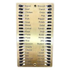 Home Supplies Shopping List Memory Reminder Board Metal Grocery List  Family picture