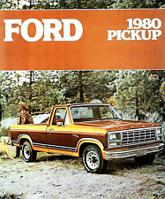 1980 FORD F-SERIES & RANGER PICKUP SALES BROCHURE CATALOG ~ 20 PAGES picture
