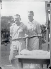 Tennis Davis Cup P O'Hara Wood and J O Anderson close ups 1922 OLD PHOTO picture