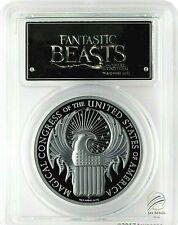 2017 $5 Cook Isles Fantastic Beasts 1 oz. .Silver Proof PCGS PR70DCAM FS picture