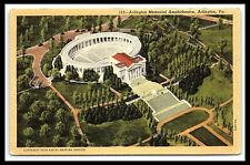 Arlington VA Linen Postcard Memorial Amphitheatre Scenic View Unposted pc225 picture